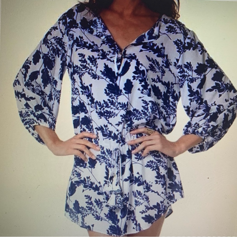 SZ SP Vix Paula Hermanny Blue/White Cover-Up